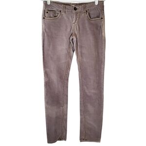 7387 * Bongo Low Rise Corduroy Taper Leg Pants Gray Size 7 Vintage Y2K